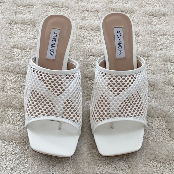 Steve Madden 👡 Mesh/Thong Heel Size 8 - Picture 11 of 12